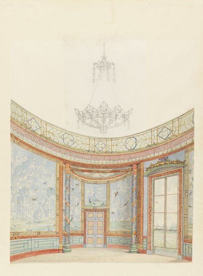 Design for the Decoration of the Saloon, Royal Pavilion, Brighton by Frederick Crace